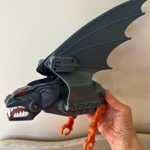 DC Comic 1996 Batman AircraftLarge 22” Batcraft Moving Mouth and Wings